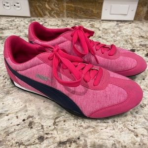Womens Puma Pink/Dk Blue Shoes, Size 9